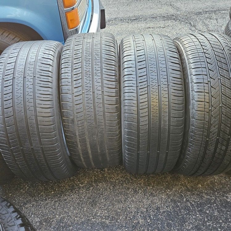 255 50 20 3 Tires Pirell And 1 Bridgestone