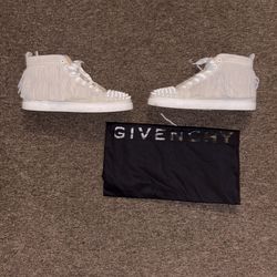 Christian louboutin fringed sneakers