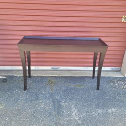 Espresso Console Table