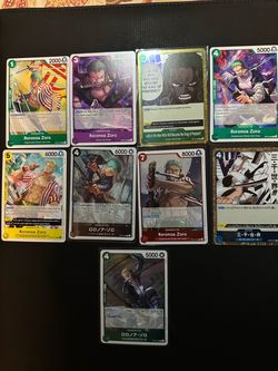 One piece zoro cards (9)