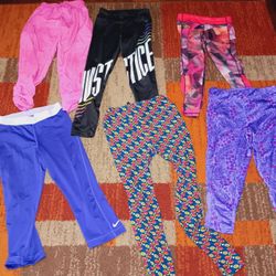 Big Girl's Athletic Bottoms & Leggings Bundle