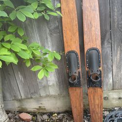 Vintage Wood Water Skis