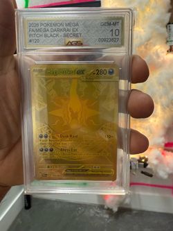Mega Darkrai EX Secret Rare AGS Graded 10