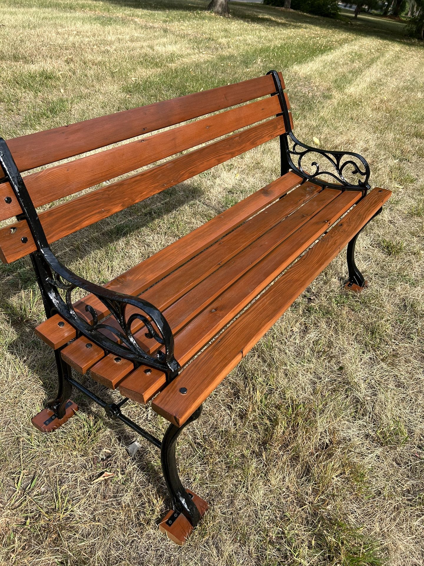 Refurbished & Salvaged Outdoor Bench