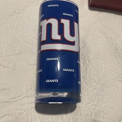 NWOT NY Giants Blue Acrylic Tumbler
