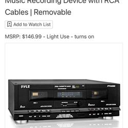 pyle tape deck 