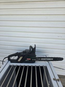 Craftsman 16" Electric Chainsaw Model (contact info removed)60 Works Needs Chain