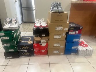 Lot of 23 pairs of shoes