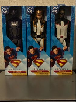 DC Superman Movie Figure Sealed New – Hawkgirl / Mr. Terrific / Ultraman