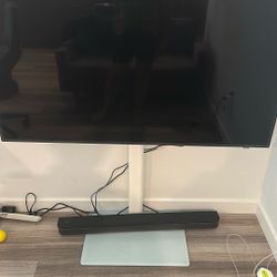 Samsung 55 Inch TV With Stand And Speakers
