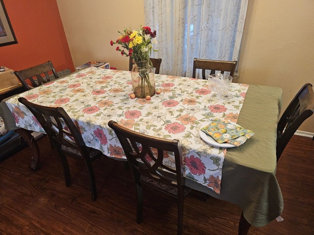Rustic Solid Wood Dining Table