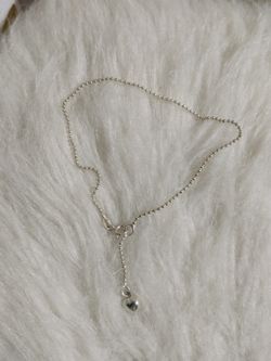 Sterling Silver Ankle Heart Bracelet