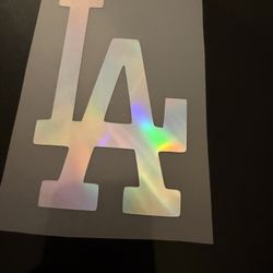 Holographic LA Decal 