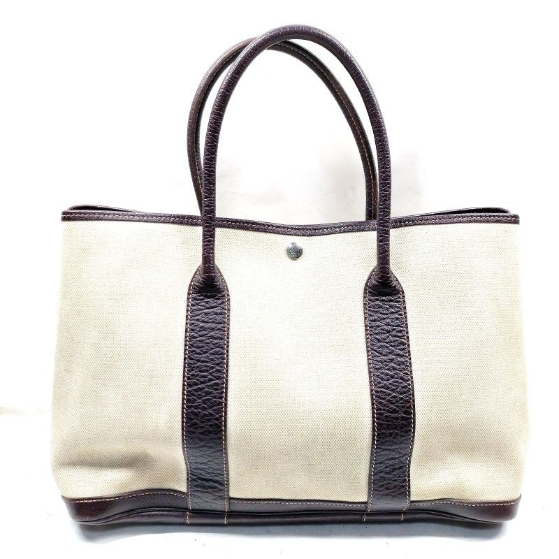 𝐇𝐞𝐫𝐦𝐞𝐬 Tote Bag Beige Canvas