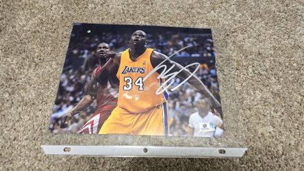 Shaq Signed Photo