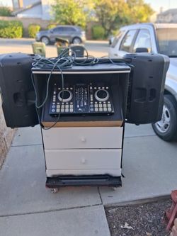 Edison Dj Setup Mixer Snd Amplifieied Subs