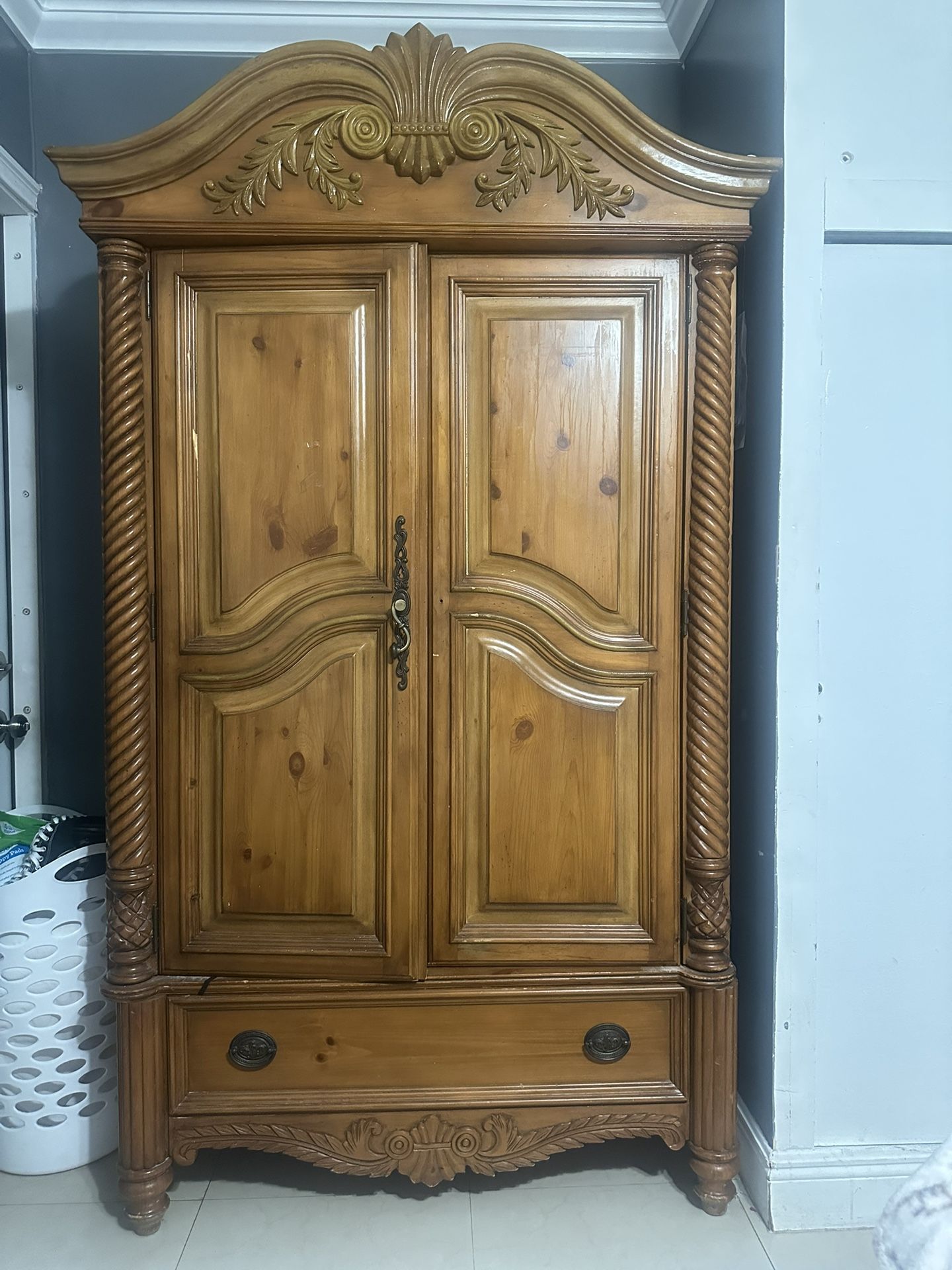 Wooden Tall Dresser