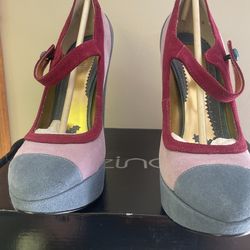Zinc Platform Maryjane Heel
