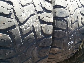 35x12.50 17 four Toyo truck tires for $80