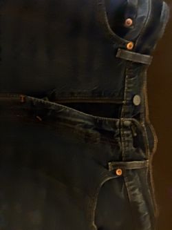 Levi's blue jeans with a relaxed fit