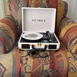 Victrola Suitcase Record Player!