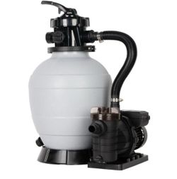Powerful Pool Filter Pump with 6-Way Valve for Above Ground