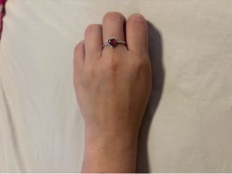 James Avery Red Doublet ring size 9