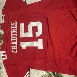 Michael Crabtree 49ers Nike On-Field Style Jersey #15 – Size XXL – Clean