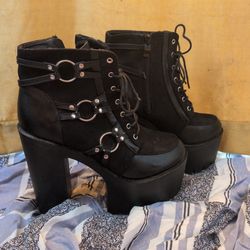 Size 9  Brand New Black Boots