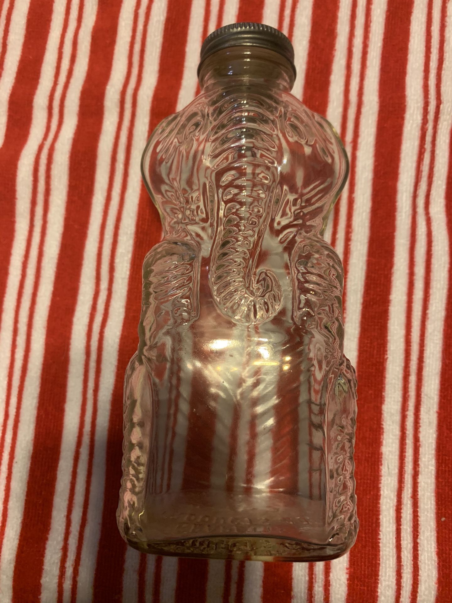 Vintage Grapette Products Elephant Shaped Bottle