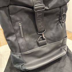 Alpha Tauri Red Bull Backpack Gray Top Load Travel Work Bag Limited Edition