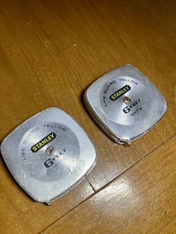*MADE IN USA* Vintage Stanley 6ft MYT6 Tape Measures