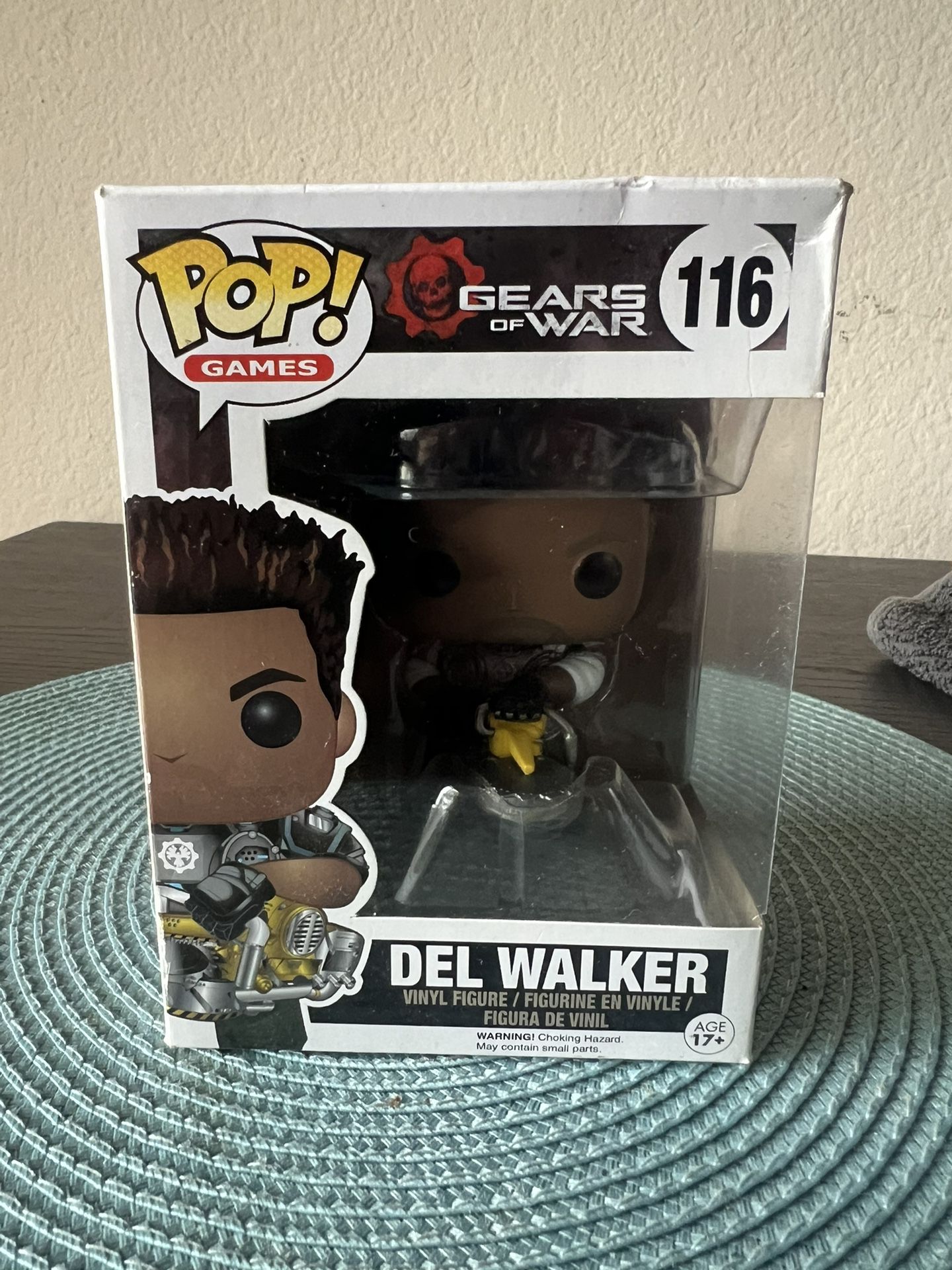 VAULTED Del Walker Gears of War Funko Pop #116 GOW Games Gaming Video Pops