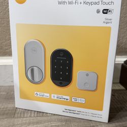 Yale Approach Lock w Wi-Fi & Keypad Touch Silver - BRAND NEW!