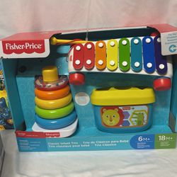 Fisher Price Toy Set Baby Play Toys X3