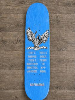 Gym Gear Zyzz Tribute Skateboard Deck