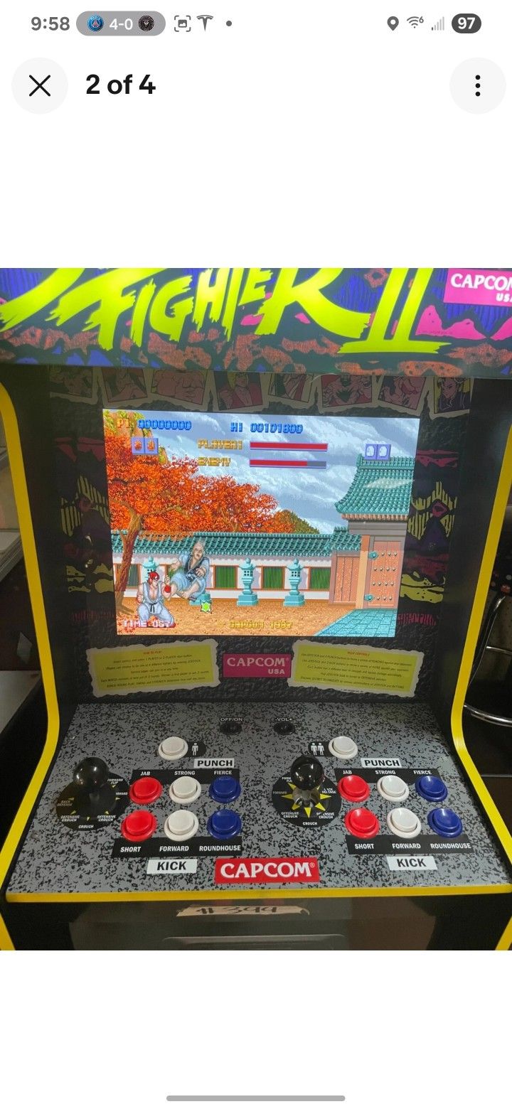 Arcade1Up Street Fighter II Legacy Edition – 12-in-1 • Barely Used!
