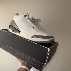 Jordan 3 White Cements 