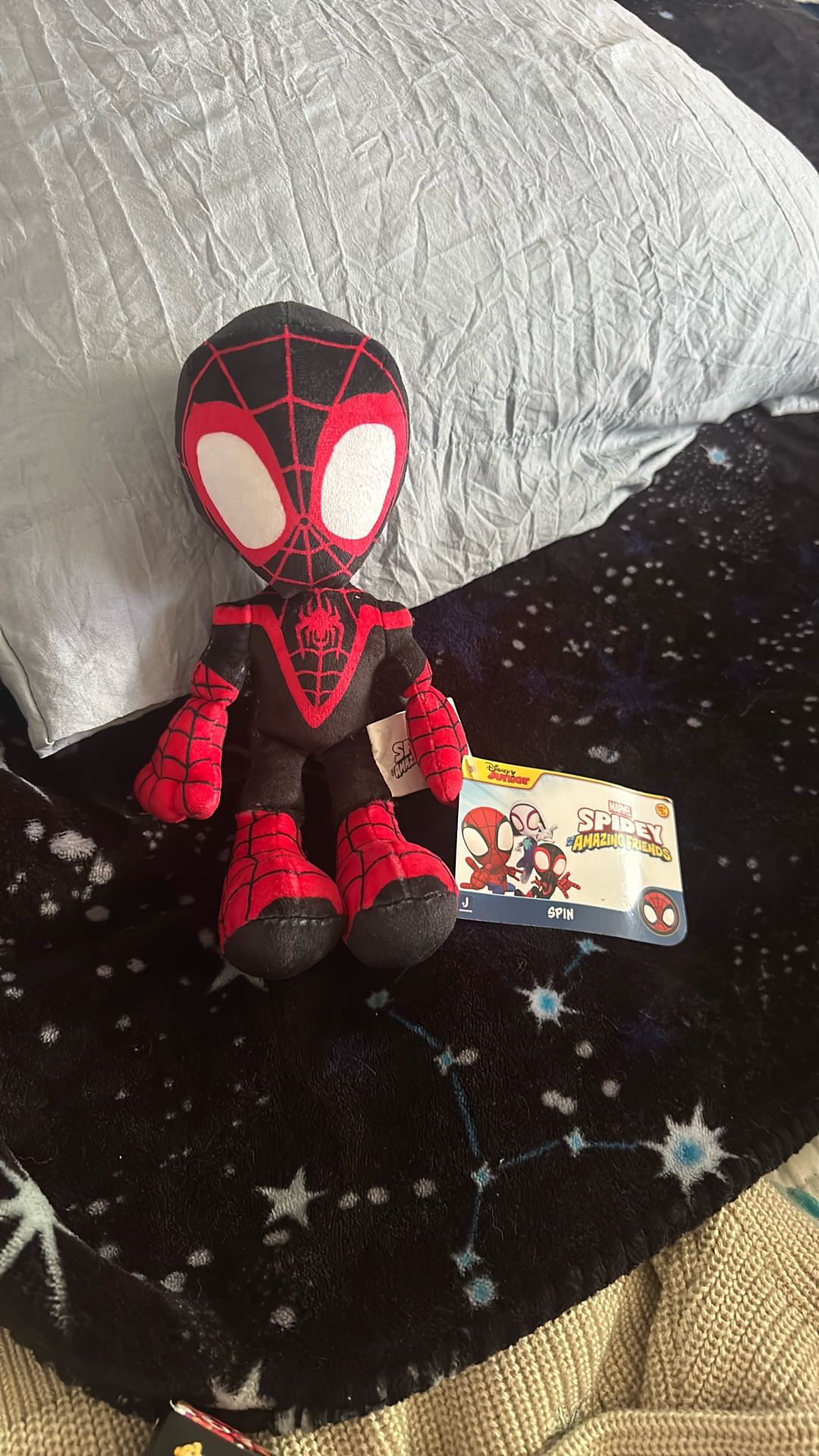Miles Morales Plush Spin