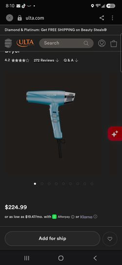 BaBylissPRO Hair Dryer – Blue
