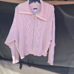 2X Pink Sweater