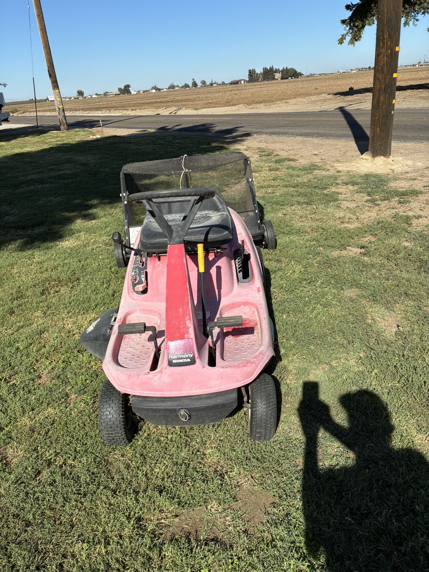 Riding Mower Honda Ready To Use.