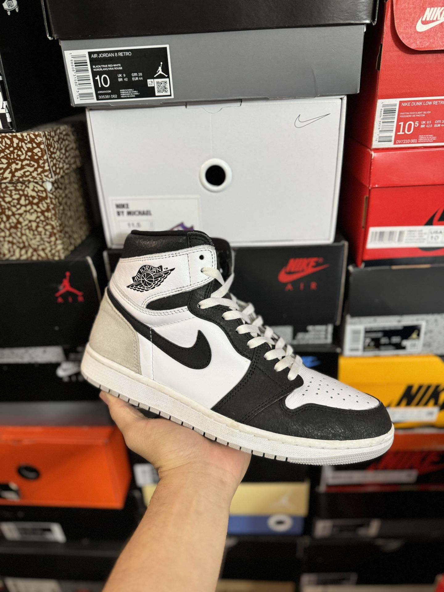 Jordan Bleached Coral 1s size 10.5 USED But Clean