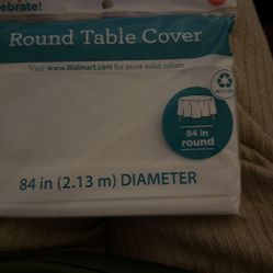 15 White Table Cloths, 84 Inches 