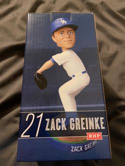 2014 Zack Greinke LA Dodgers sga Bobblehead #21 New in box!