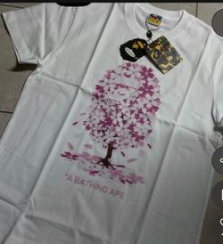 White Sakura Bape Tee