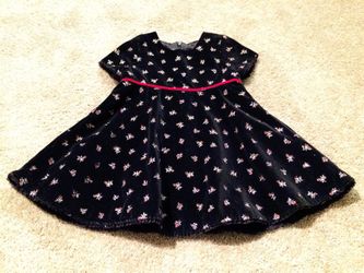 Oshkosh Toddler Girl Holiday Corduroy Dress 3T