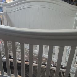 White Baby Crib