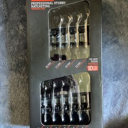 ICON Professional Stubby Metric Ratcheting Combination Wrench Set, 10  Piece - New In Box Never Opened!