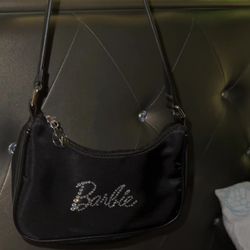 Black Rhinestone Barbie Bag 🖤🤩
